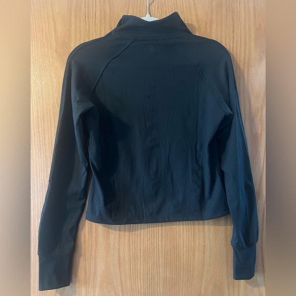 🌸 Danskin Full Zip Athletic Jacket, Black, Ribbed, Size Women’s XS - Picture 11 of 12